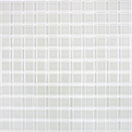 Мозаика White glass (стекло) 25*25 300*300