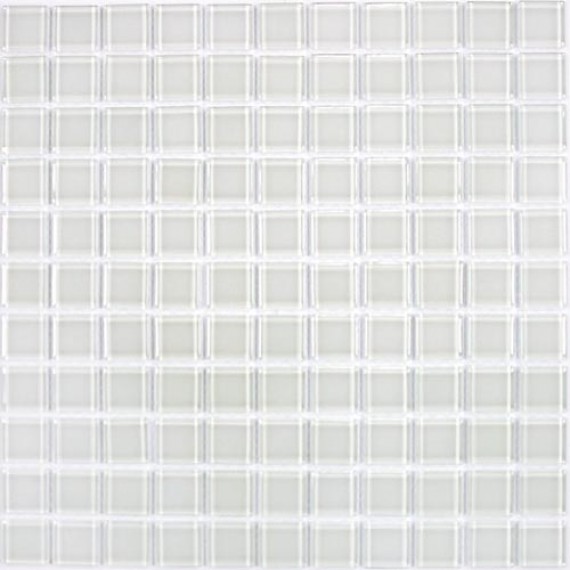 Мозаика White glass (стекло) 25*25 300*300