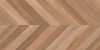 Wood Canarium Chevron M тёмно-бежевый матовый карвинг 60х120