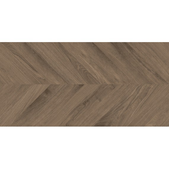 Керамогранит Wood Latina Brown Chevron коричневый матовый карвинг 60х120