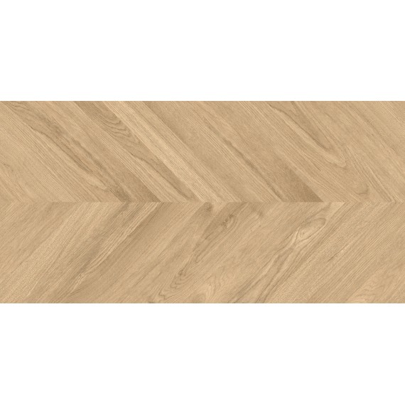 Керамогранит Wood Latina Miele Chevron бежевый матовый карвинг 60х120