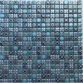 Мозаика Xindi Blue (стекло) 15*15 300*300