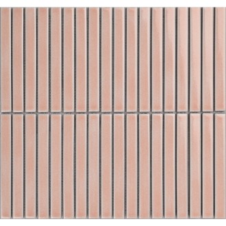 Y15FW42 Мозаика Strip Розовый матовый 1.5х14.5 29.4х31.3
