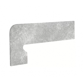 ZANQUIN FIORENTINO PETRA GRIS IZDA. левый 395x175x7,5