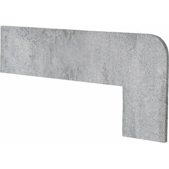 Клинкер ZANQUIN RECTO OPERA SILVER DCHA правый угловой 42.3х17.5