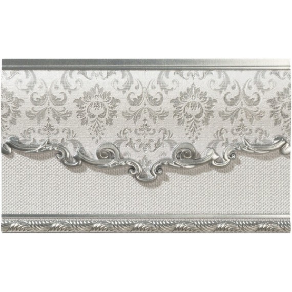 Керамическая плитка Zocalo Poem Plata-Perla 15x25