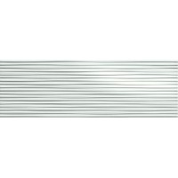 fK1C Плитка Lumina 75 Line Gloss White 25х75