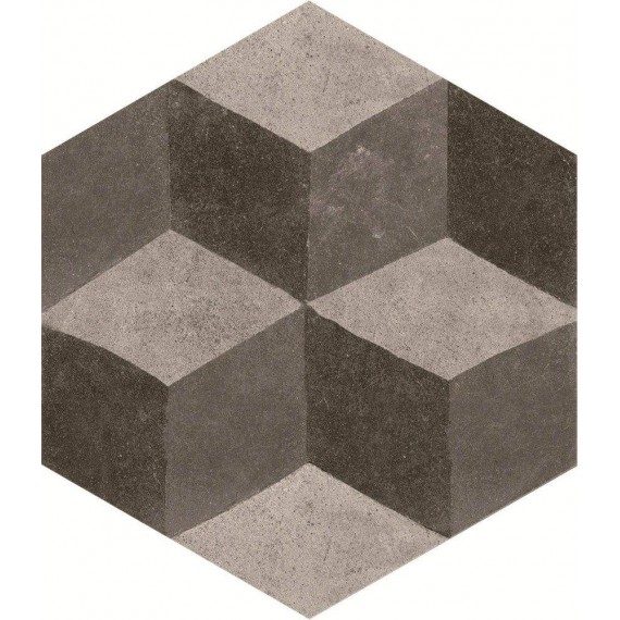 Керамогранит fK6I Керамогранит Firenze Deco Grey 21,6*25 SAT