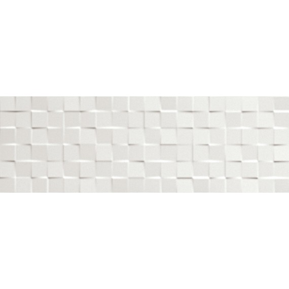 Керамическая плитка fLMV Плитка Lumina Square White Matt 25x75