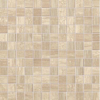 fLTG Roma Travertino Mosaico 30.5x30.5