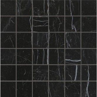 fNGG Roma Diamond Nero Reale Macromosaico 30x30