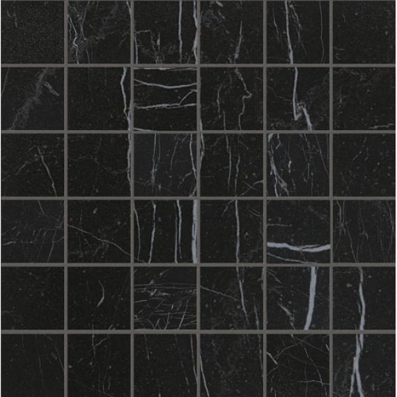 Мозаика fNGG Roma Diamond Nero Reale Macromosaico 30x30