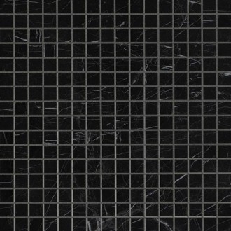 fNI0 Roma Diamond Nero Reale Mosaico 30.5x30.5