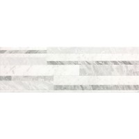 fNIZ Roma Diamond Deco White Brillante 25x75