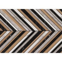 fNJ0 Roma Diamond Mosaico Spinato 25.5x29.5