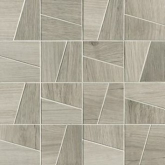 fOBK Мозаика Nest Silver Slash Mosaico Matt 30x30