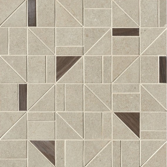Мозаика fOSH Мозаика Nux Beige Gres Outline Mosaico 30x30