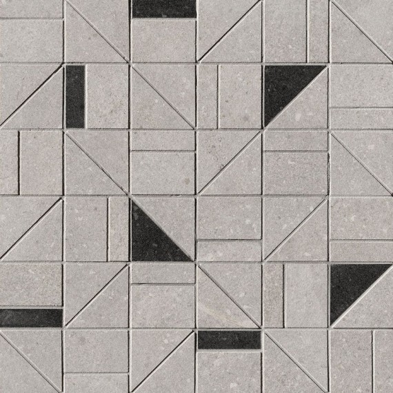Мозаика fOSN Мозаика Nux Grey Gres Outline Mosaico 30x30