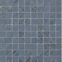 fOY0 Мозаика Bloom Metal Blue Silver Mosaico 30,5x30,5