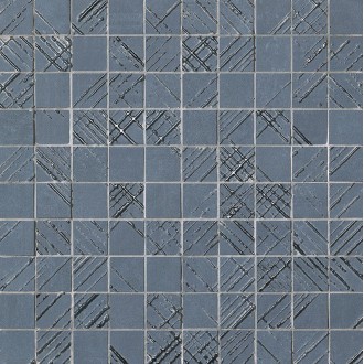 fOY0 Мозаика Bloom Metal Blue Silver Mosaico 30,5x30,5