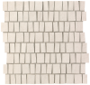 fPDG Мозаика Sheer White Bar Mosaico 30,5x30,5