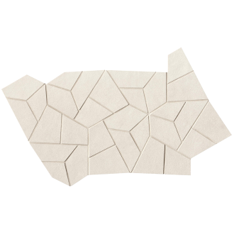 fPRQ Мозаика Sheer White Gres Fly Mosaico 25x41,5