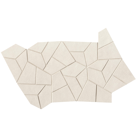 Мозаика fPRQ Мозаика Sheer White Gres Fly Mosaico 25x41,5