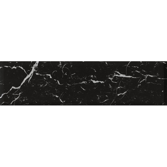 Керамическая плитка fQCA Плитка Roma Gold Nero Elegante Brillante 15x56