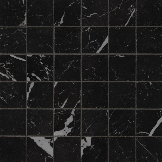 Мозаика fQJ8 Мозаика Roma Gold Nero Elegante Gres Macromosaico 30x30
