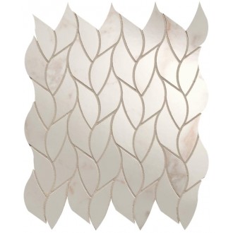 fQMP Мозаика Calacatta Delicato Leaves Mosaico 25.9x30.9
