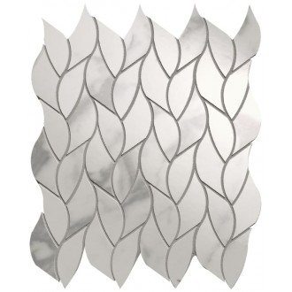 fQMR Мозаика Carrara Superiore Leaves Mosaico 25.9x30.9