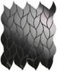 fQMS Мозаика Nero Elegante Leaves Mosaico 25.9x30.9