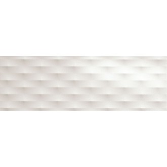 fRG8 Плитка Lumina Diamante White Gloss 25x75