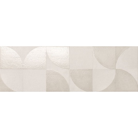Керамическая плитка fRH6 Плитка Mat&More Deco White 25x75