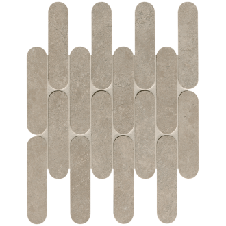 fRM9 Мозаика Nobu Grey Curve Mosaico Matt 29x29,5