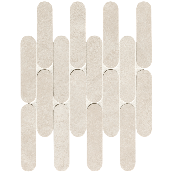 Мозаика fRNA Мозаика Nobu White Curve Mosaico Matt 29x29,5