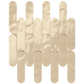 fRNS Мозаика Glim Beige Curve Mosaico Brillante 29x29,5
