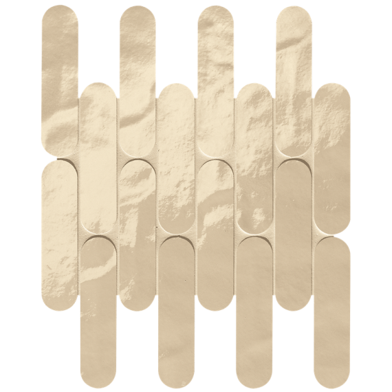 Мозаика fRNS Мозаика Glim Beige Curve Mosaico Brillante 29x29,5