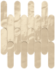 fRNS Мозаика Glim Beige Curve Mosaico Brillante 29x29,5