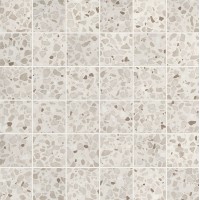 fRO4 Мозаика Glim Gemme Bianco Macromosaico Matt 30x30