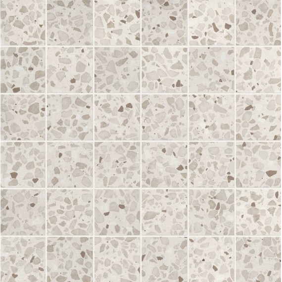 Мозаика fRO4 Мозаика Glim Gemme Bianco Macromosaico Matt 30x30