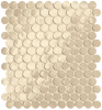 fROG Мозаика Glim Beige Round Mosaico Brillante 29,5x32,5