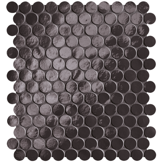 Мозаика fROK Мозаика Glim Lavagna Round Mosaico Brillante 29,5x32,5