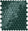 fROM Мозаика Glim Petrolio Round Mosaico Brillante 29,5x32,5