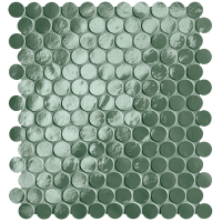 fROO Мозаика Glim Salvia Round Mosaico Brillante 29,5x32,5