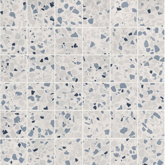 Мозаика fRT9 Мозаика Glim Gemme Azzurro Macromosaico Matt 30x30