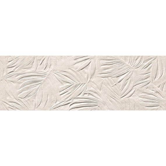 Керамическая плитка fRU0 Плитка Nobu Fossil White Matt RT 25x75