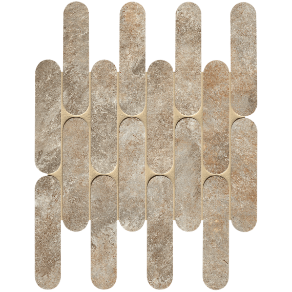 Мозаика fRVK Мозаика Nobu Slate Curve Mosaico Matt 29x29,5