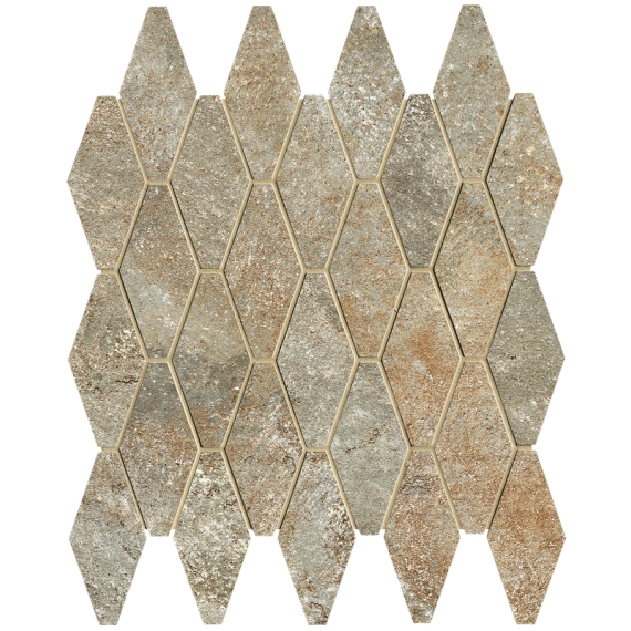 Мозаика fRW4 Мозаика Nobu Slate Gres Rombi Mosaico Matt 31x35,5