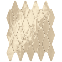 fRW7 Мозаика Glim Beige Rombi Mosaico Brillante 31x35,5